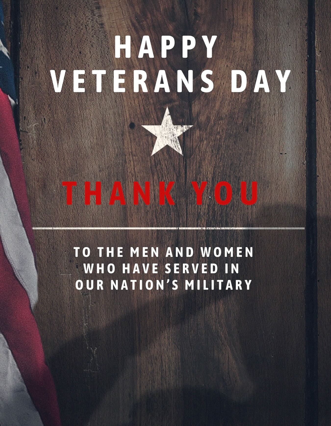 Today, we celebrate and honor the brave men and women who have served. We’re so grateful for all the men and women who put their lives on the line to secure our freedom this Veterans Day. “Do not use your freedom to indulge the flesh; rather, serve one another humbly in love.” (Galatians 5:13)