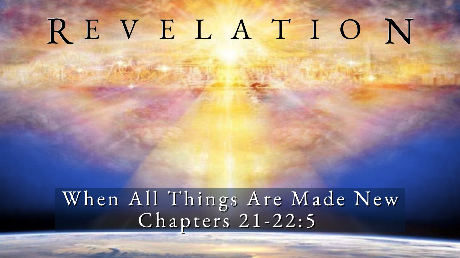 Revelation - Title Graphic (9 x 5 in.)