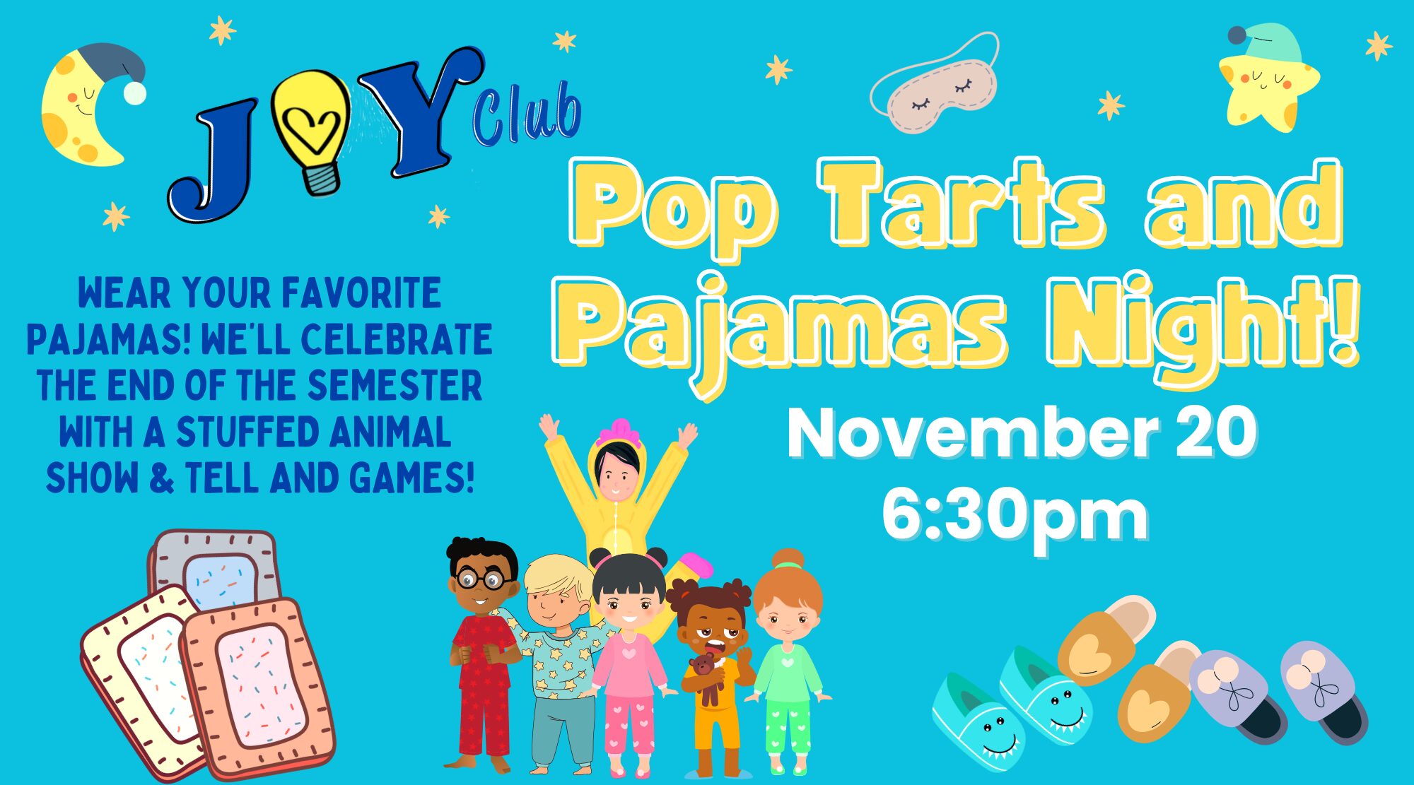 Joy Club Pop Tarts and Pajamas Nov 2024 (9 x 5 in)