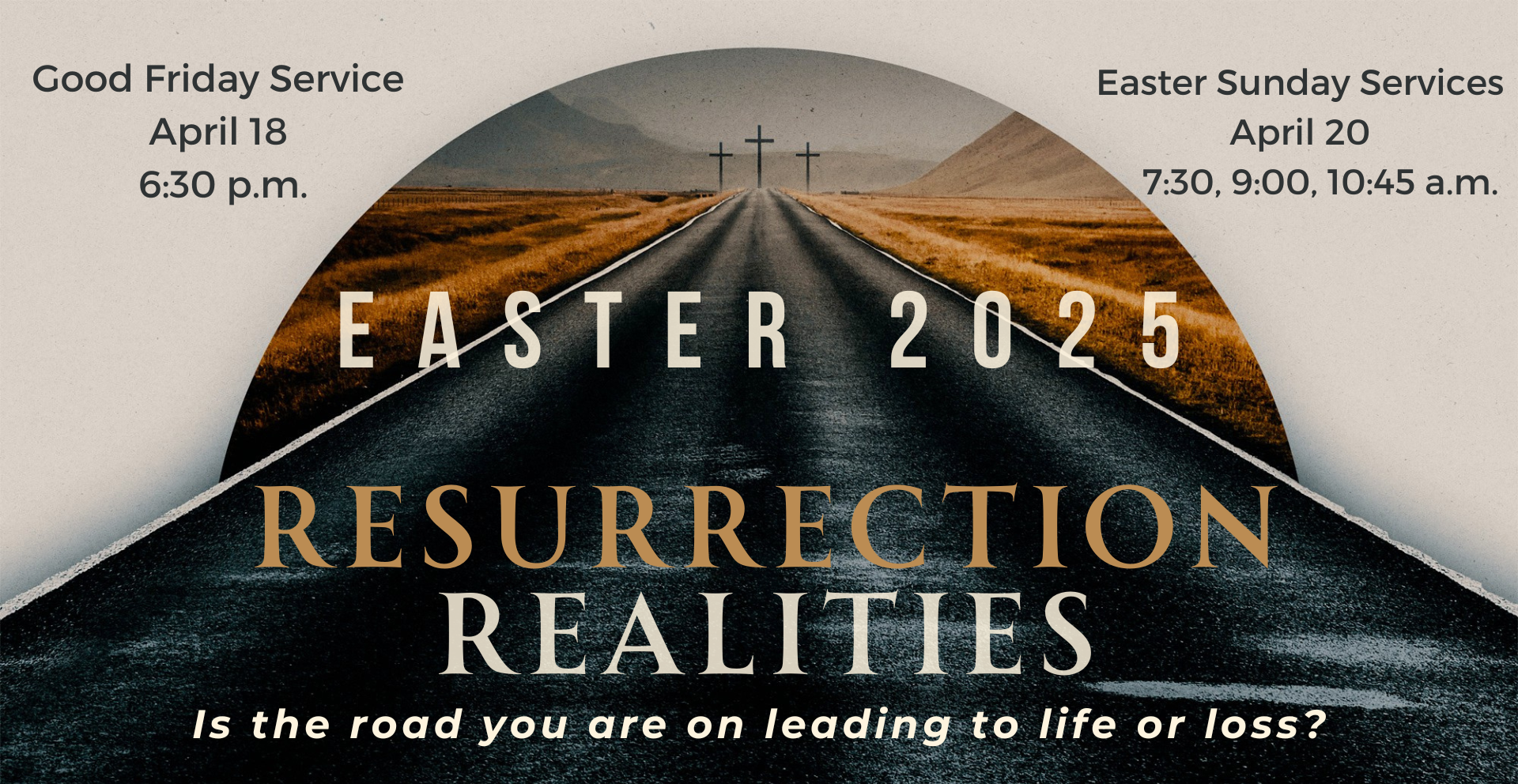 Easter 2025 Sermon Graphic with times (9 x 5 in.)